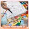 75 Pcs 15 Set Pre Drawn Canvas Kit for Painting Craft Sip and Paint Kit for Adults Cool Gentlemen and Lady Pre Printed Canvas Painting Favor for DIY Black History Month Gifts Adult's Date Party